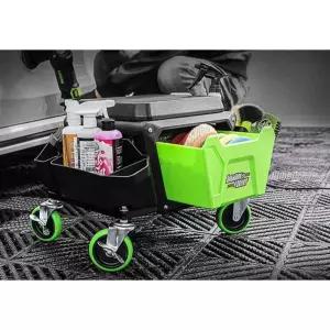 이동식 세차 의자 버킷 돌리 스툴 자동차 세척