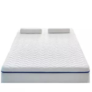 퀸사이즈 토퍼 매트리스 메모리폼 침대 매트 대형 숙면용 커버 분리형