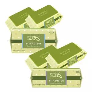 위드코튼 유기농 순면커버 생리대 오버나이트3팩+슈퍼롱오버나이트3팩