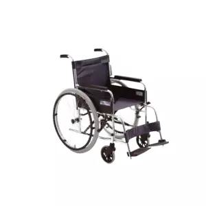 미키코리아 휠체어 스카이-1/SKY-1/스틸휠체어/링겔꽂이/브레이크/주머니/보행보조차/실버카/효도선물