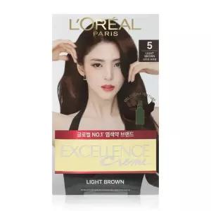 로레알 뉴엑셀랑스 크림 염색약 5 (라이트브라운)