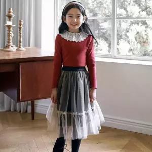 [보리보리/쿠키하우스 주니어]라몬즈 튤 스커트_12901