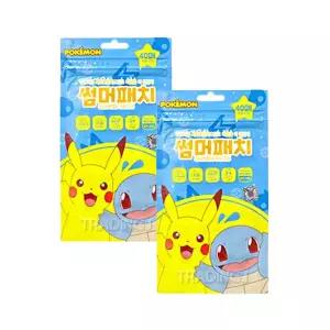 포켓몬 썸머패치(40매) x2 모기패치 어린이용 캐릭터모기패치 캠핑 야외 벌레퇴치제 모기퇴치패치