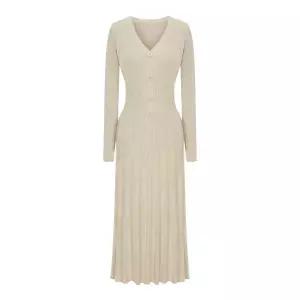 [롯데백화점]샐리 골지 브이넥 니트 원피스_I5C-COP008