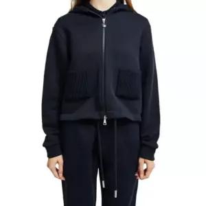 [몽클레르]몽클레어 25FW 니트 디테일 코튼 집업 후디 147309013