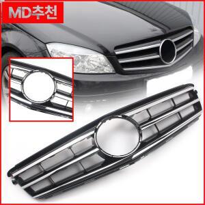 메르세데스 벤츠 W204 C-클래스 2008-2014 프론트 범퍼 그릴 후드 튜닝