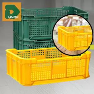 플라스틱 운반상자 5개 정리 과일 튼튼한 이사 바구니 수확 물류 창고 박스 보관함 배송 짐 적재함 채소