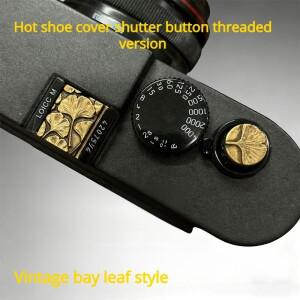 후지호환 XM5 X-half GFX100RF XT30 II X100VI X-E5 MINI EVO 셔터 버튼 핫슈 커버
