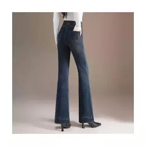 여성 와이드 청바지 겨울 기모 데님 머메이드 롱 하이웨스트 캐주얼 부츠컷 바지 1PICK4