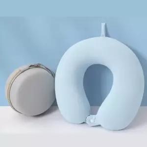 여행용 휴대용 메모리폼 목베개 케이스 세트 목쿠션 베개 (WFKDFX3)