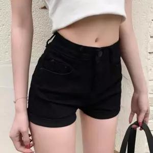 하이웨스트 약스판 데님 반바지 NF-21여성 여자 팬츠 하이 하이청 청반