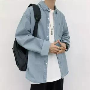 루즈핏 오버 남성 셔츠 남방 긴팔 자켓 아우터 간절기 데일리 캐주얼 남자청 간아우 데일리룩 남자옷 빅사