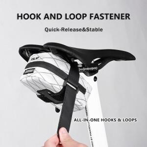 호환 방수 도로 자전거 안장 휴대용 미니 MTB 후면 반사 사이클링 보관 액세서리