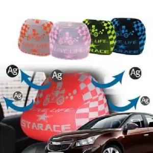 (선택 색상랜덤)재고정리 국산 은나노 목쿠션 목베개 항균 탈취 나노원단 헤드레스트