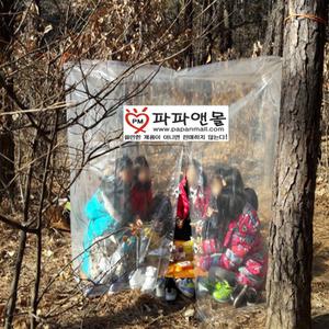 국산 4각고리형 비닐쉘터(스페셜/6~7인용) 바람막이 비닐 텐트 캠핑 비박 백패킹 야영 겨울산행 등산