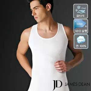 [제임스딘]명품속옷 제임스딘 고급 순면 변화직 실켓 민소매 런닝3매입_MRT003