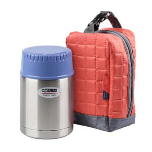 코스모스 등산용 스텐 보온 보냉 도시락 911(레드) 0.55L WJ-911