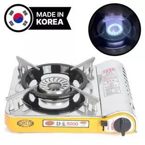 신화 휴대용 가스렌지 부르스타 고화력 국산 휴대용가스버너 바람막이 화로 5000 2002