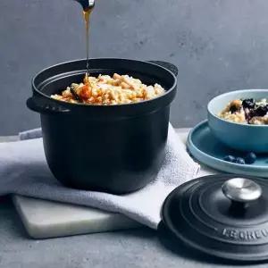 [르크루제][수분커버증정/정가42만원] 고메밥솥18cm(2.0L)-매트블랙