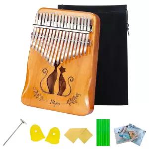 나푸아 NK5 프리미엄 마호가니 칼림바 17음계 베벨컷