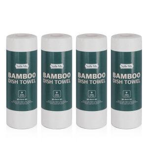 [샐마] 꼼디맘 100%대나무 빨아쓰는 행주 4롤(총200매)