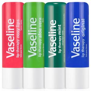 유니레버 바세린 립 테라피 스틱 립밤 립글로즈 휴대용 3개