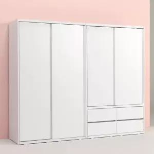 솔트 2400 슬라이딩 행거형 옷장세트 mcr124