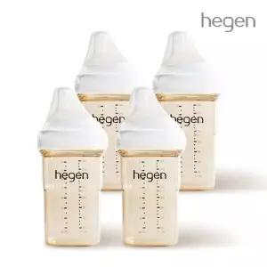 [헤겐] 애착젖병 PPSU 240ml 쿼드라팩(4P) (2단계 꼭지포함)