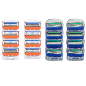 질레트 호환 면도날(4개) 고급형 플렉스볼 프로글라이드 퓨전 파워 호환용 교체 면도기날 C90