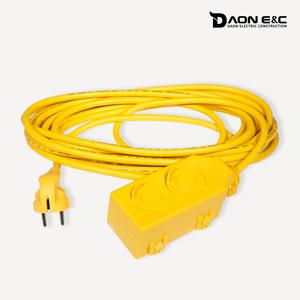 국산 전기연장선 2구 3구 18M 1.5SQ 캠핑 전기 연장코드선 작업선 리드선 산업용멀티탭