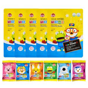 뽀롱뽀롱 뽀로로 비타민C 50정 5개 어린이 개별포장