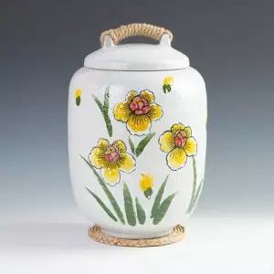 [텐바이텐]수선화 쌀독 10kg 소금단지 소금항아리