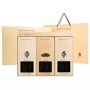 [부산기장특산품] 씨드 3종 선물세트 미역 150g+다시마 150g+미역 150g