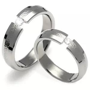 T-630-2 DIA CO 다이아몬드 티타늄 커플링 반지 이니셜무료 무료배송 맞춤제작 평생AS