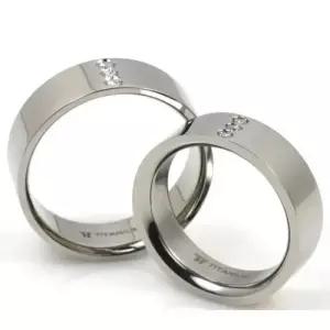 T-709 DIA CO 다이아몬드 티타늄 커플링 반지 이니셜무료 무료배송 맞춤제작 평생AS