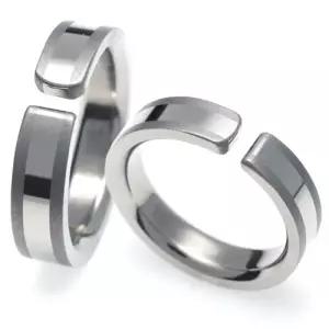 TQ-208 CO 티타늄 커플링 반지 이니셜무료 무료배송 맞춤제작 평생AS
