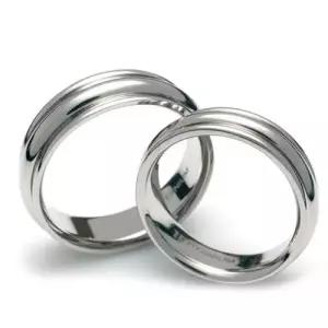 T-082 CO 티타늄 커플링 반지 이니셜무료 무료배송 맞춤제작 평생AS