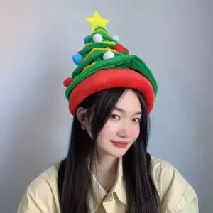 [텐바이텐]크리스마스 초록 트리모자 연말 홈파티 산타 꼬깔모자