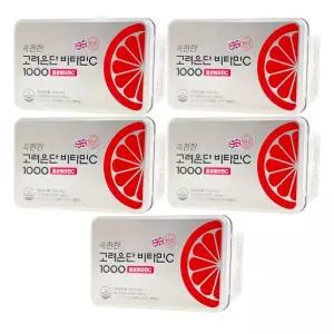 속편한 고려은단 비타민C 1000 중성비타민C 1300mg x 120정 x 5개 / 써클