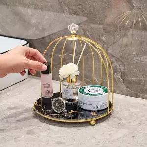 [텐바이텐]골드 케이지 화장품 진열대(블랙) 향수 정리대 선반 화장대