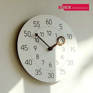 [에넥스]차일드 교육용 돋보기 무소음 벽시계