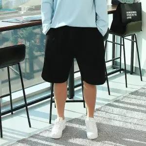 [우기브로]WIN 남자 빅사이즈 스판 밴딩 슬랙스 반바지