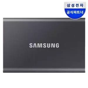 삼성 외장 SSD T7 4TB 외장하드 4테라 USB3.2 Gen.2 Type-C MU-PC4T0 공식인증 (정품) +파우치