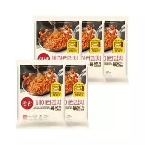 [CJ제일제당]햇반 쿡반 베이컨김치볶음밥 400g x5개