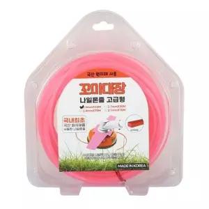 예초기나일론줄 2.4mm X 30m 예초기 나이론줄 형 꼬마대장정품 (나일론커터 줄) 사각