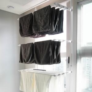 주윤 어디든 설치가능한 공간창조 창틀 건조대