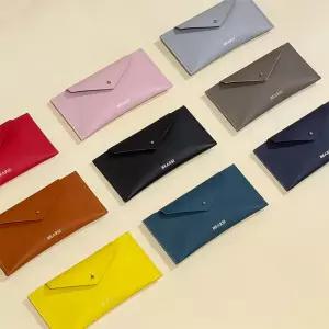 보엔시아 사피아노 엡송 가죽 용돈봉투 여행 골프 수제 이니셜 지폐지갑