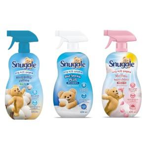 스너글 섬유탈취제 470ml x 3개(허거블코튼+블루스파클+멜로우선샤인)