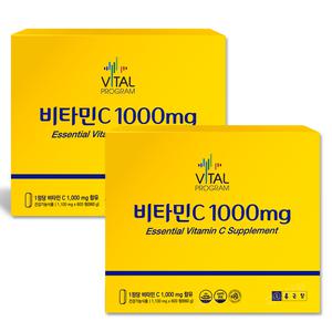 종근당 비타민c 1000mg 600정 x 2 1200정 항산화 비타민 온가족 씨