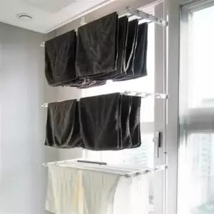 [텐바이텐]어디든 설치가능한 공간창조 창틀 건조대